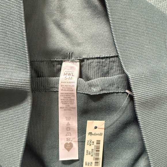 Madewell Women’s Light Gray/eucalyptus leggings - Picture 5 of 5